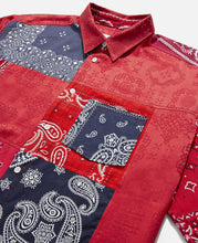 Load image into Gallery viewer, Bandana Shirt (Navy/Red)