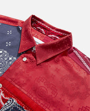 Load image into Gallery viewer, Bandana Shirt (Navy/Red)