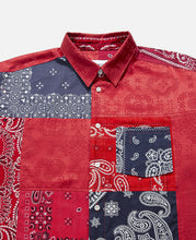 Load image into Gallery viewer, Bandana Shirt (Navy/Red)
