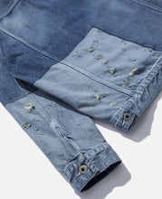 Load image into Gallery viewer, Lazer Denim Jacket (Navy)
