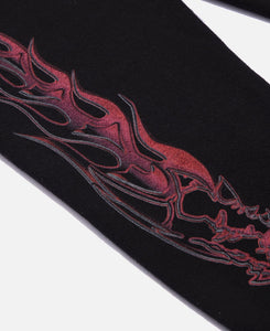 'Dragon Flames' Sweatpant (Black)