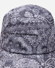 Load image into Gallery viewer, Bandana Printed Long Visor Cap (Grey)
