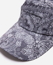 Load image into Gallery viewer, Bandana Printed Long Visor Cap (Grey)

