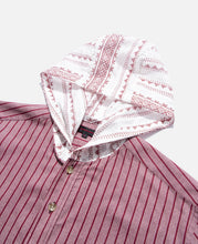Load image into Gallery viewer, Contrast Tone Hooded L/S Shirt (Pink)
